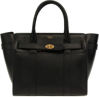 Mulberry Black Small Zipped Bayswater Satchel