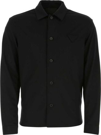 Prada Black wool and cashmere shirt