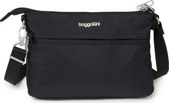 Baggallini Securtex Anti-Theft Memento Crossbody Bag in Black at Nordstrom