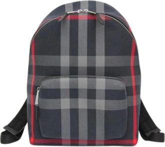 Burberry Pre-owned Backpacks, unisex, Multicolor, Size: ONE SIZE Pre-owned Jeff Check Backpack
