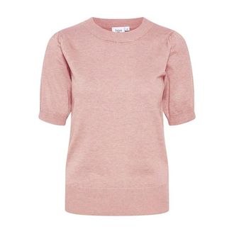 Saint Tropez MilaSZ SS Pullover Gebreid Ash Rose - Dames - Truien - Roze - Maat: 2XL