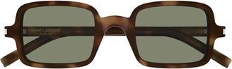Saint Laurent Sunglasses, unisex, Brown, Size: 48 MM SL 332 Sunglasses