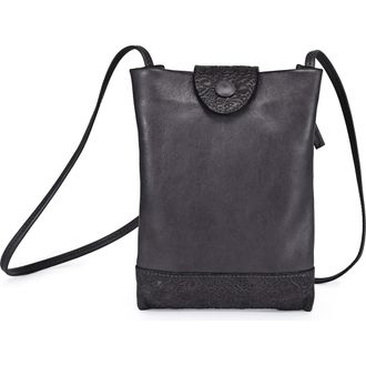 OLD TREND Lily Genuine Leather Structured Convertible Crossbody in Grey at Nordstrom