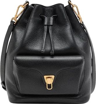 Coccinelle Zwarte Leren Schouder Crossbody Tas - Dames - Schoudertassen - Zwart - ONE Size - Leer - Tassen