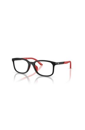 Emporio Armani 49mm Rectangle optical glasses in Black at Nordstrom