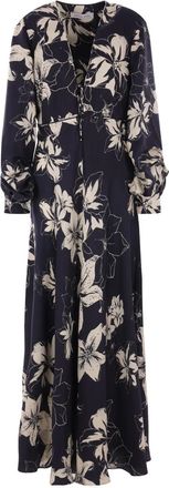 Raquel Diniz Abito lungo Valerie - Blu