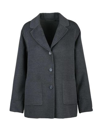 Marella Grey Polyester-Blend Coat