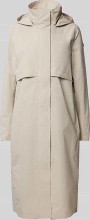Didriksons 1913 Mantel mit Stehkragen Modell ISOLDE in Sand, Gr&ouml;&szlig;e 42