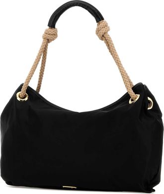 Prada Womens Black Fabric Shopping Bag Nero Borse A Mano