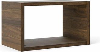 Dmora Dmora - Estanter&iacute;a Wilfred, Estante, Estante De Pared, Estanter&iacute;as Multiusos, 44x25 H26 Cm, Nuez