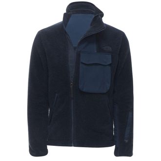 The North Face North Face fleece patch pocket asymmetric zip up jacket