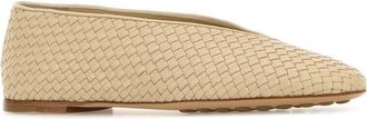 Bottega Veneta Womens Pink Flat Beige Lamb