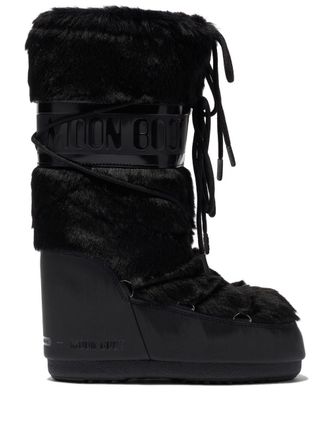 Moon Boot Stivali alti in pelliccia sintetica Moon Boot Icon