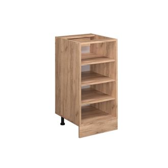 Vicco Estante De Cocina R-line, Roble Dorado, 40 Cm Sin Encimera, Vicco