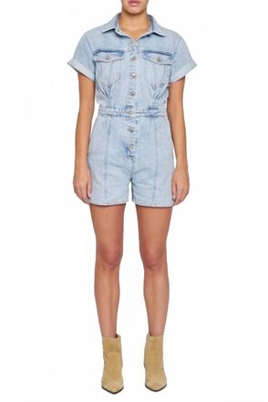 Daze Topanga Romper In Dolphin Wash