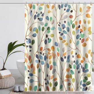 OEM Cortina De Ducha Beige - Resistente Al Moho - 180 X 200 Cm - Textil