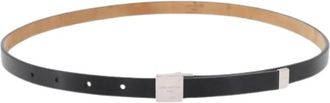 Louis Vuitton Pre-owned Belts, female, Black, Size: ONE SIZE Pre-owned Vintage Leather Belt