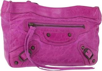 Balenciaga Pre-owned Clutches, female, Pink, Size: ONE SIZE Pre-owned Vintage Clutch