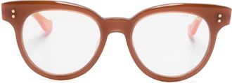 Dita Eyewear round-frame glasses - Orange