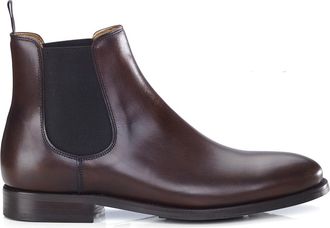 Bexley Botas Chelsea de piel Chocolate patinado - ALDERTON GOMME