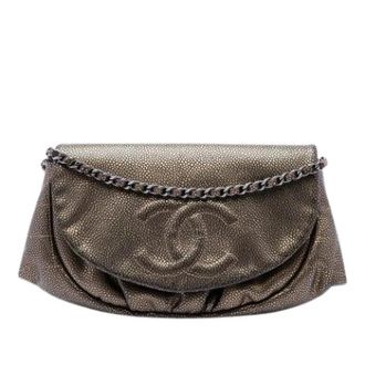 Chanel Borsa a tracolla con patta vintage Pre-owned - - Pre-owned - Donna - Giallo - ONE SIZE