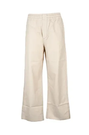 Sunnei Polyester Cotton Pants - Beige