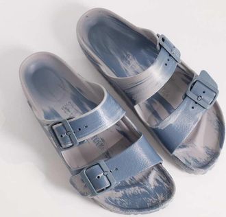 Birkenstock Arizona EVA color marmo grigio basalto-Blu
