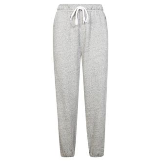 Polo Ralph Lauren Pantalone Felpa Base - Dames - Sweatpants - Grijs - M - Katoen - Broeken
