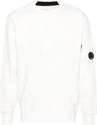 C.P. Company Witte Gauze Crewneck Sweatshirt - Heren - Sweatshirts - Wit - XL - Hoodies & sweatvesten