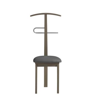 HERDASA Gal&aacute;n 364 Con Asiento Herrajes Cromado Satinado Lacado En Moka, 108 Cm(alto)46 Cm(ancho)44 Cm(largo)