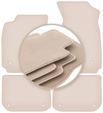 OEM Alfombrillas Beige Premium Para: Audi A4 B5 Sed&aacute;n, Familiar, Avant 1995-1999
