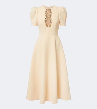 Rebecca Vallance Alexandrite embellished midi dress