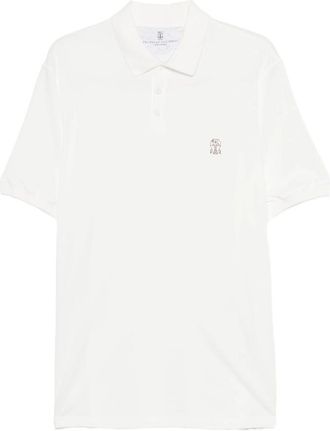 Brunello Cucinelli Short-sleeve Cotton Polo Shirt