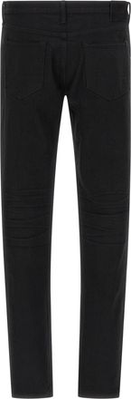 Tom Ford Mens Black Cotton Straight-Leg Jeans Clothing