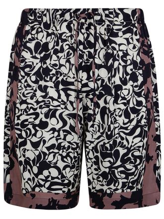 Dries Van Noten Piperi Printed Shorts