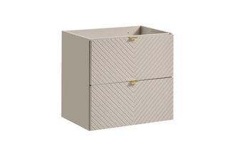 OEM Viva Cashmere - Mueble Para Lavabo De 60 Cm Con 2 Cajones