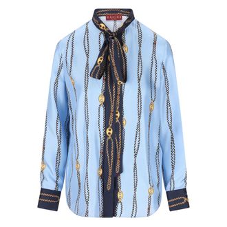 Gucci Chain-print Shirt