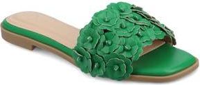 Journee Collection Azalea Slide Sandal in Green at Nordstrom Rack, Size 7.5