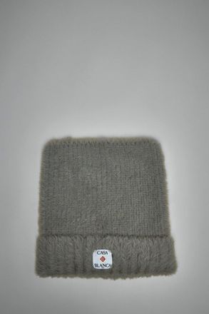 Casablanca Logo Patch Square Beanie
