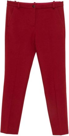 Pinko Chinos - Dames - Chinos - Rood - L - Broeken