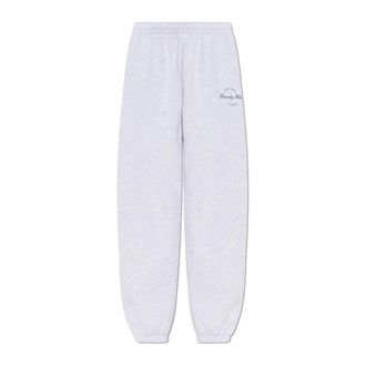 Sporty & Rich Sweatpants, unisex, Gray, Size: XS Sweatpants with cuffed ankles