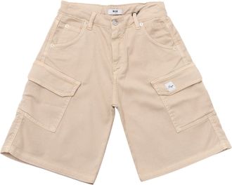 Msgm Lyocell Bull Bermuda Girl