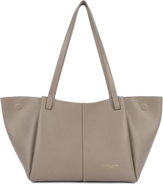 Lancaster Sac cabas &eacute;paule M Sierra Haus - Dames - Shoppers - Grijs - ONE Size - Leer - Tassen