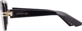 Dior CD40154I Square Oversized Sunglasses - Black