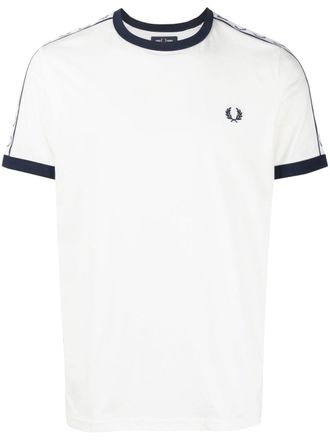 Fred Perry taped ringer T-shirt - White