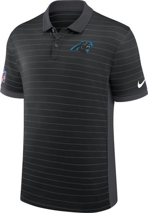 Nike Carolina Panthers Sideline Victory Stripe Nike Mens Dri-FIT NFL Polo in Black | 03BG166N9D-RPE