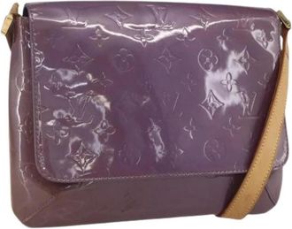 Louis Vuitton Pre-owned Vintage Cross Body Bag - Dames - Vintage Schoudertas - Paars - ONE Size - Leer - Vintage