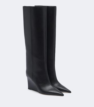Jimmy Choo London Blake leather knee-high boots