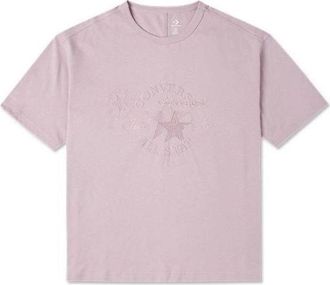 Converse Chuck 70 Embroidered T-Shirt Asia Sizing Pink 10021980-A03
