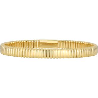 Bony Levy 14K Gold Fluted Bangle Bracelet in 14K Yellow Gold at Nordstrom, Size 7
